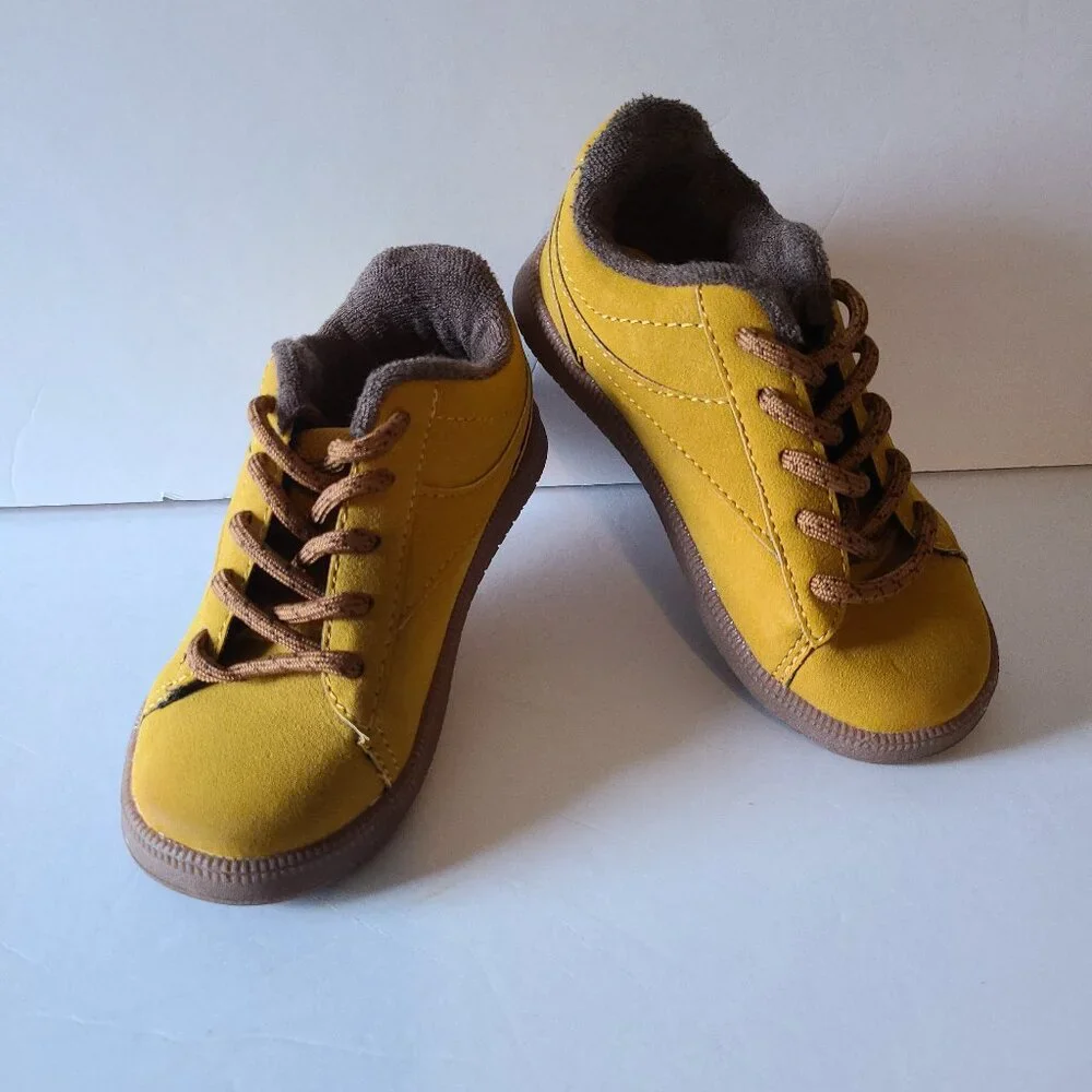 CAT & JACK ASHER MUSTARD SEED TODDLER BOYS WALKER DRESS SHOES --SIZE 9